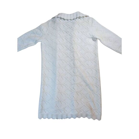 Cuddle knit vintage acrylic cream carnion size P/M - Picture 7 of 8